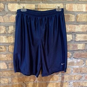 Nike Men's Navy Blue Athletic Shorts